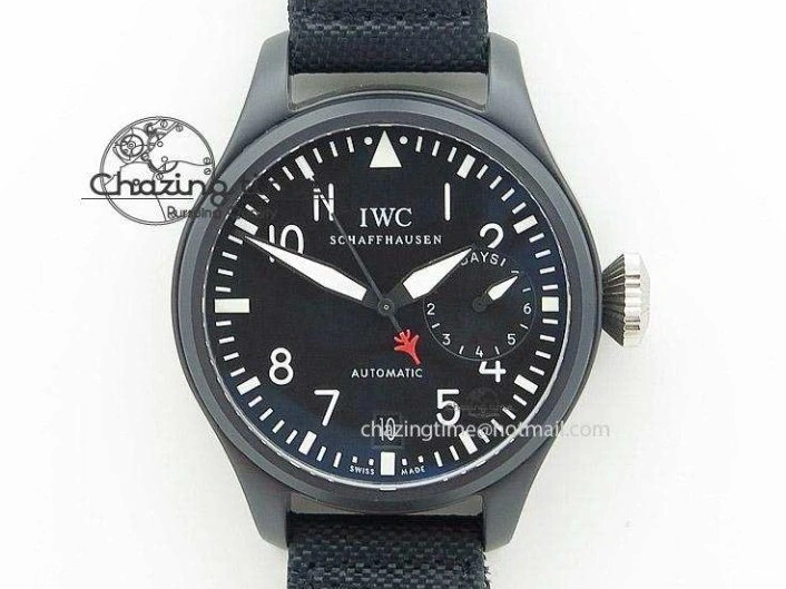 MIROTIME 0210 Pilot Mark XX IW328201 ZF 1:1 Best Edition Black Dial on Black Leather Strap A Affordable 7028